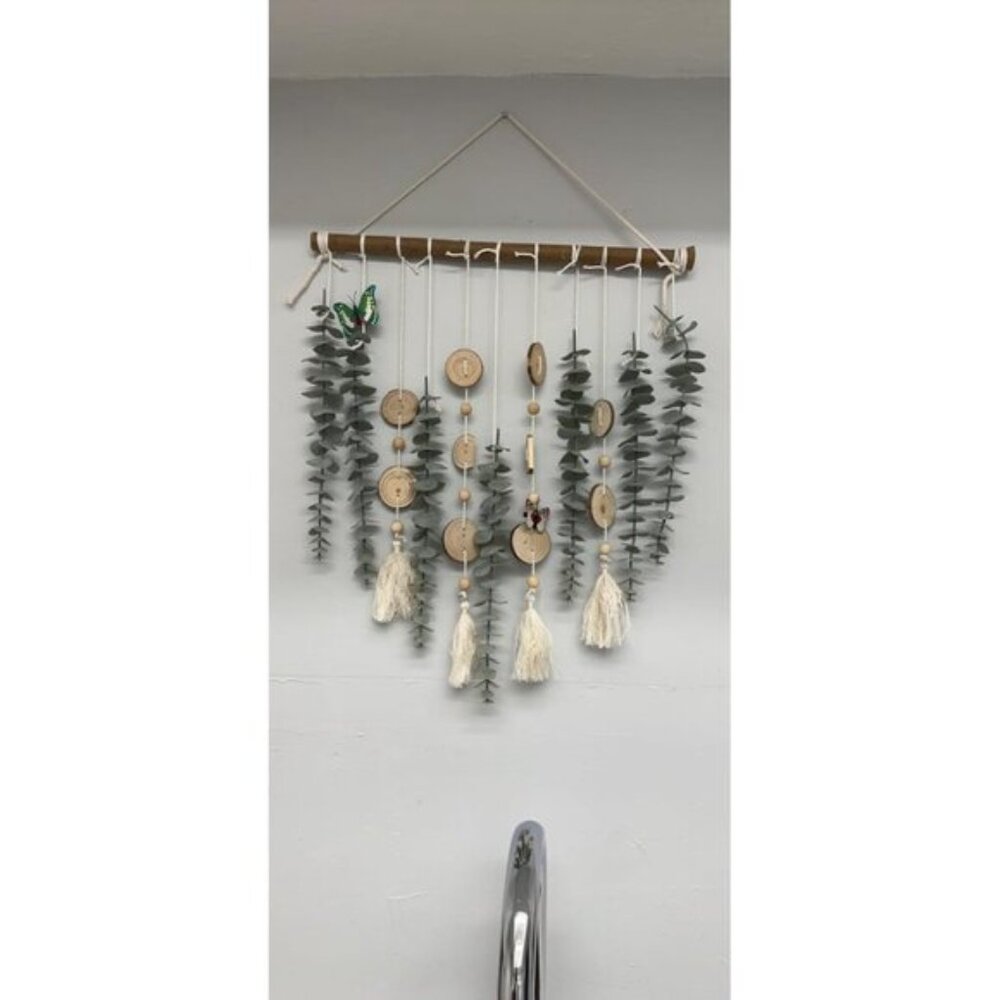 New Artificial Greenery Eucalyptus with Wooden Stick for Wall Decoration - Picture 3 of 11
